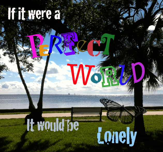 If it were a perfect world lonely