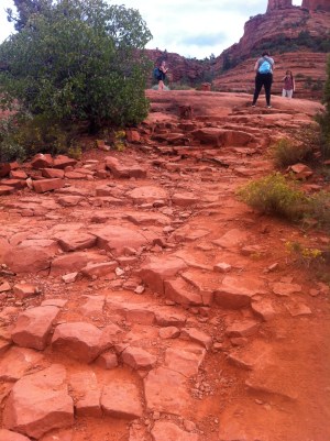 climbing-cathedral-rock-trail