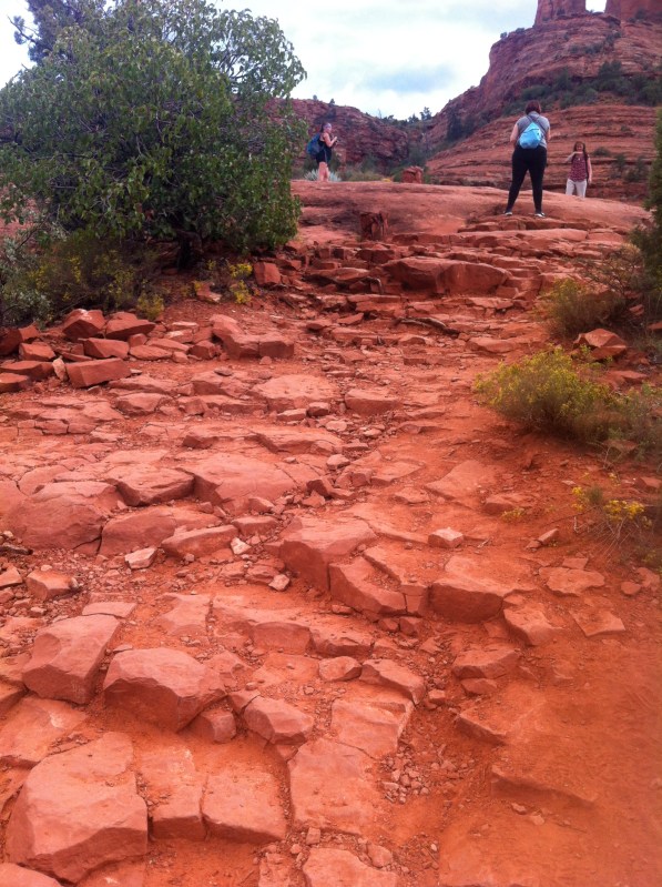 climbing-cathedral-rock-trail