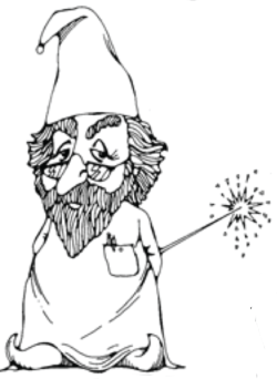 wizard drawing by Richard