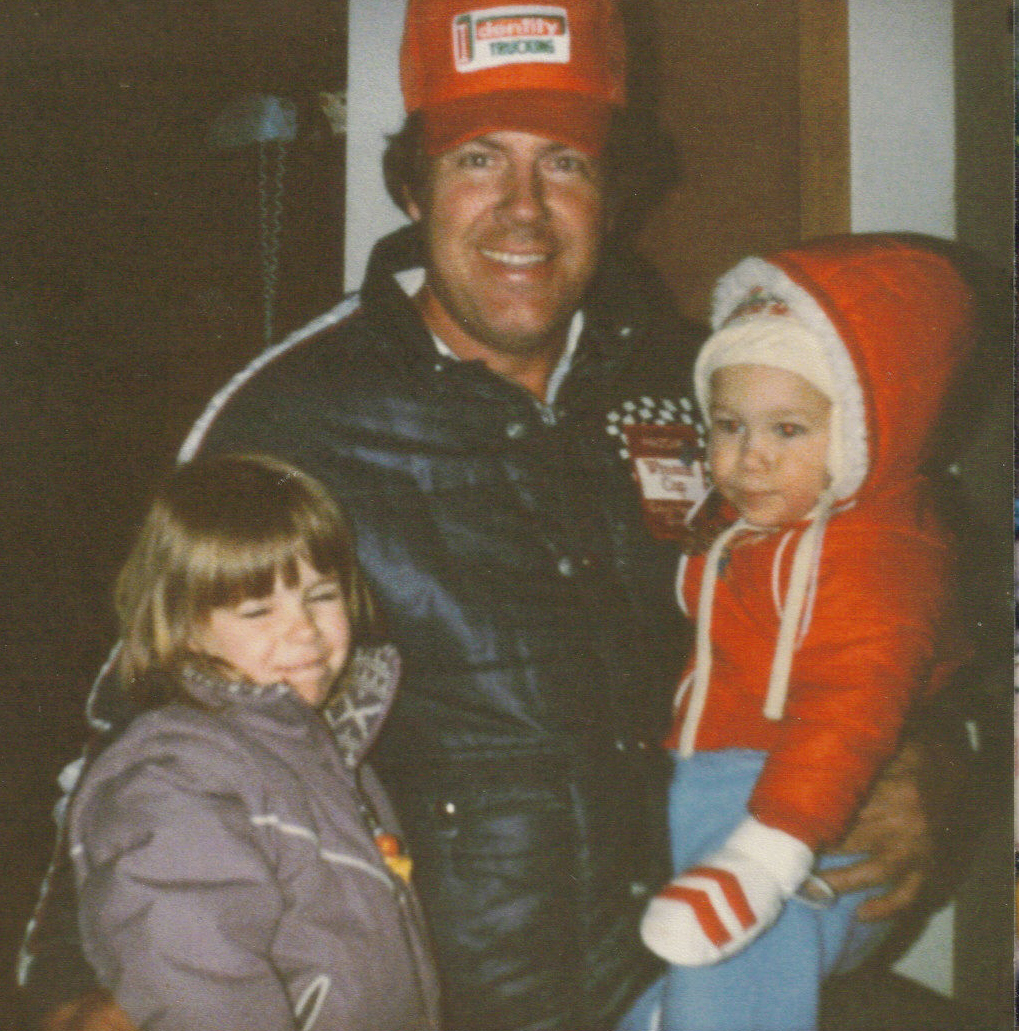 Best pic of Dad with Marie and Matt in Boaz 1983