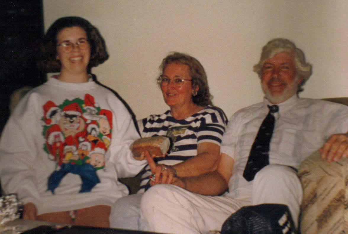 Marie mom and dad Christmas Daytona Beach 1992