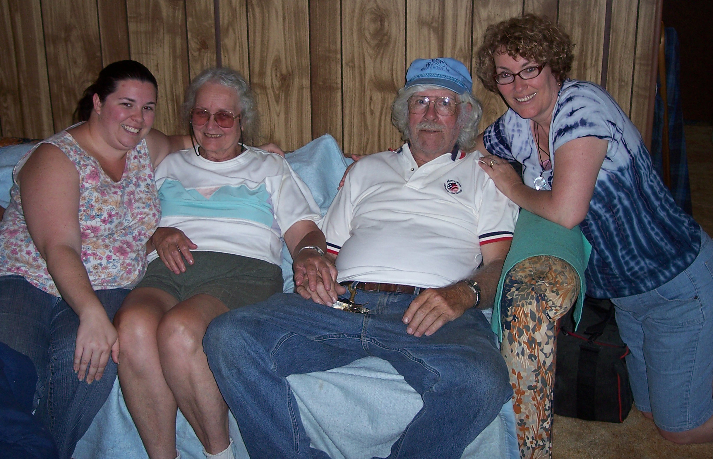 Marie Mom Dad and Sheila April 2010