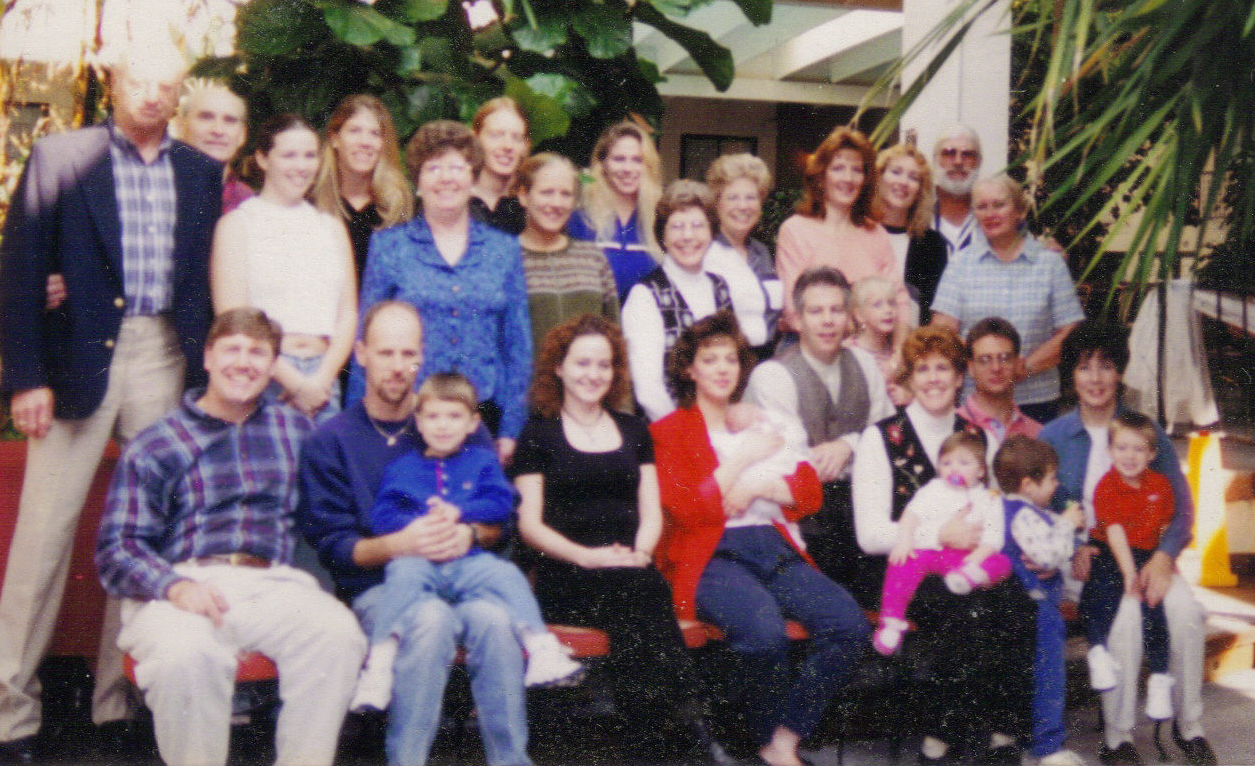 Reunion Williams family 1995 or 1996