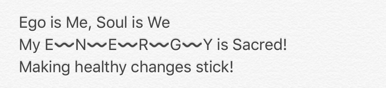 Ego is Me, Soul is We!