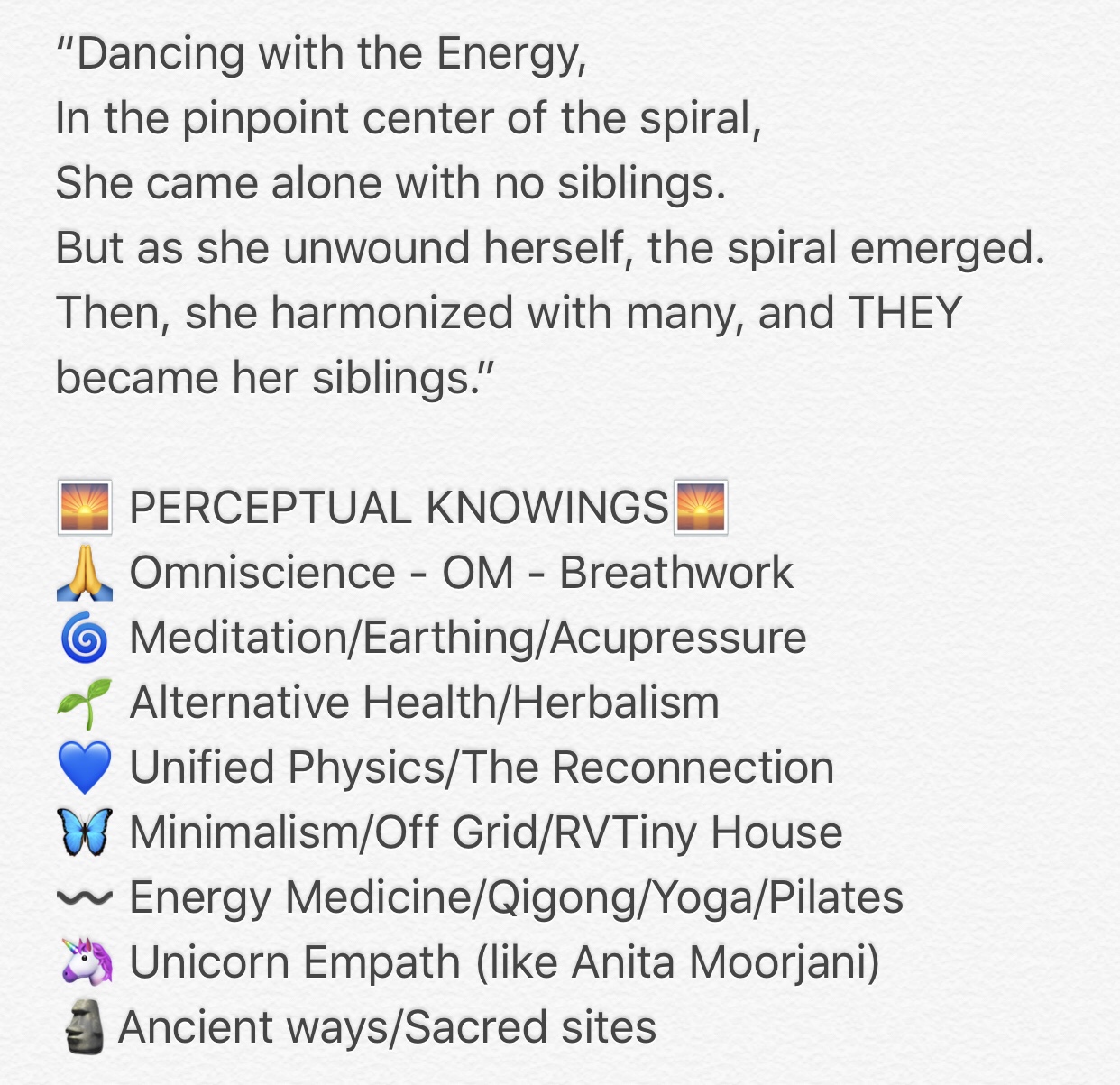 Poem and what I teach